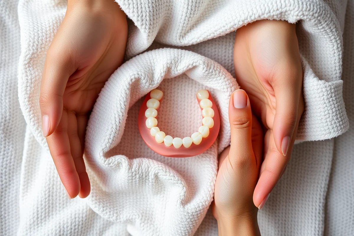 affordable dentures implants — Affordable Dentures Implants (the finished result)