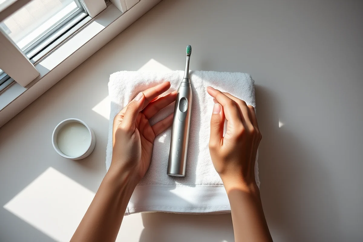 electric toothbrush oral-b — Electric Toothbrush Oral-B (the finished result)