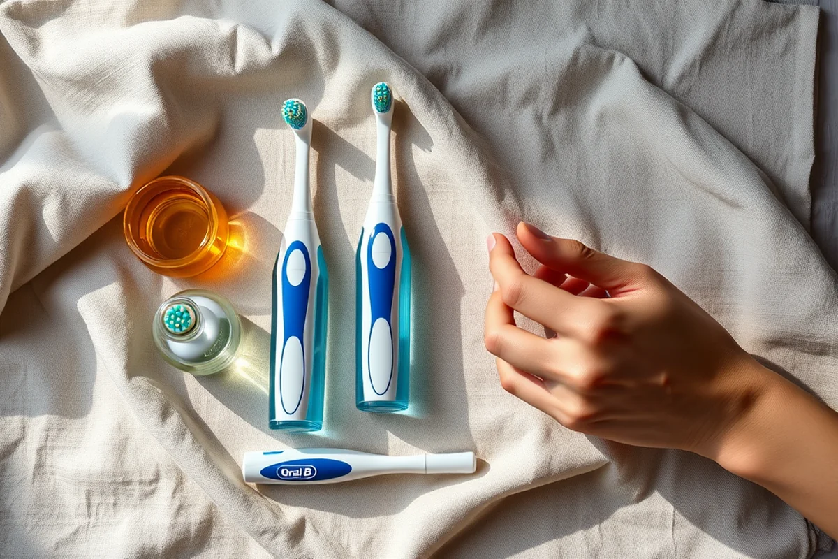 oral b toothbrush with heads — Oral B Toothbrush With Heads (the finished result)